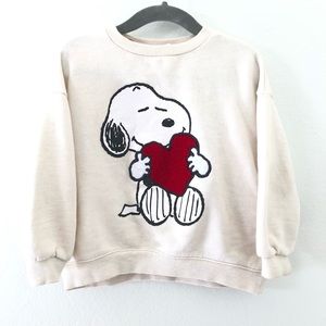 Zara Baby Peanuts Sweater sz 18/24